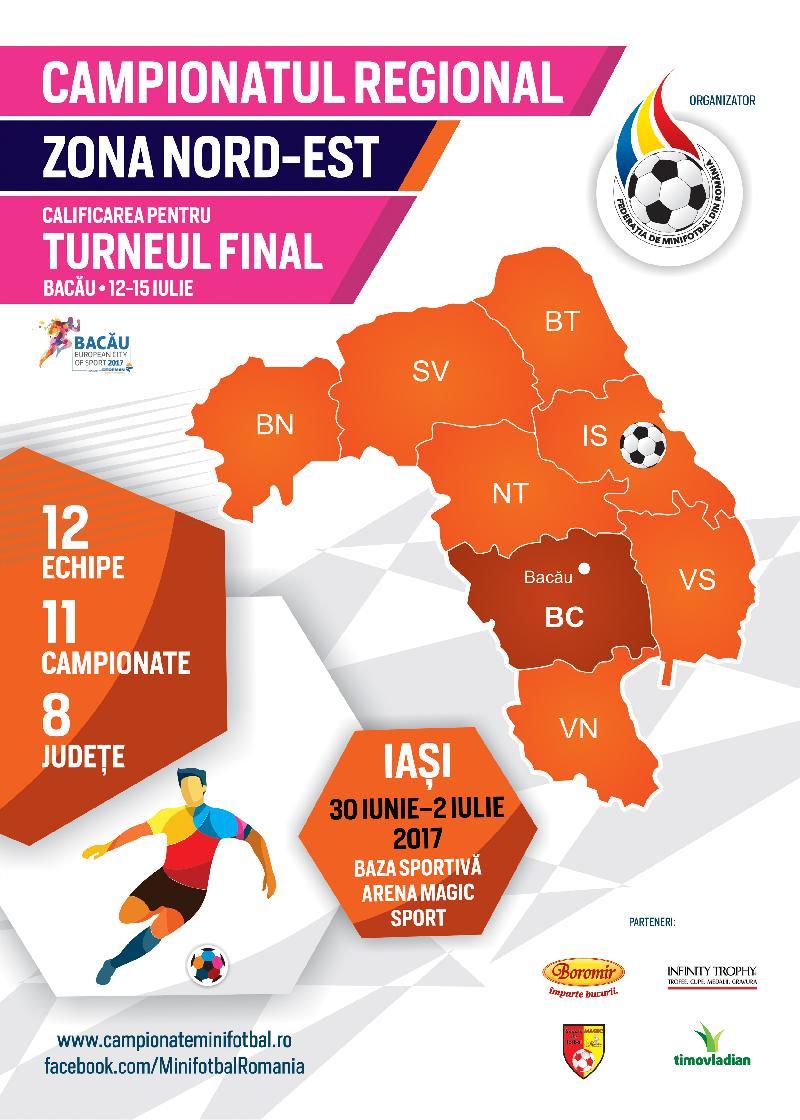 Țintarul jocurilor la Campionatul Regional Nord-Est de la Iași